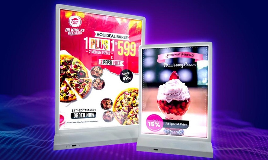 Size - A4 Dimensions - 210 x 297mm Colours - White & Black Battery Backup - 4-6 hours Size - A5 Dimensions - 148 x 210mm Colours - White Battery Backup - 6-7 hours